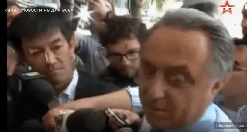 Мутко говорит на английском Mutko speaks English